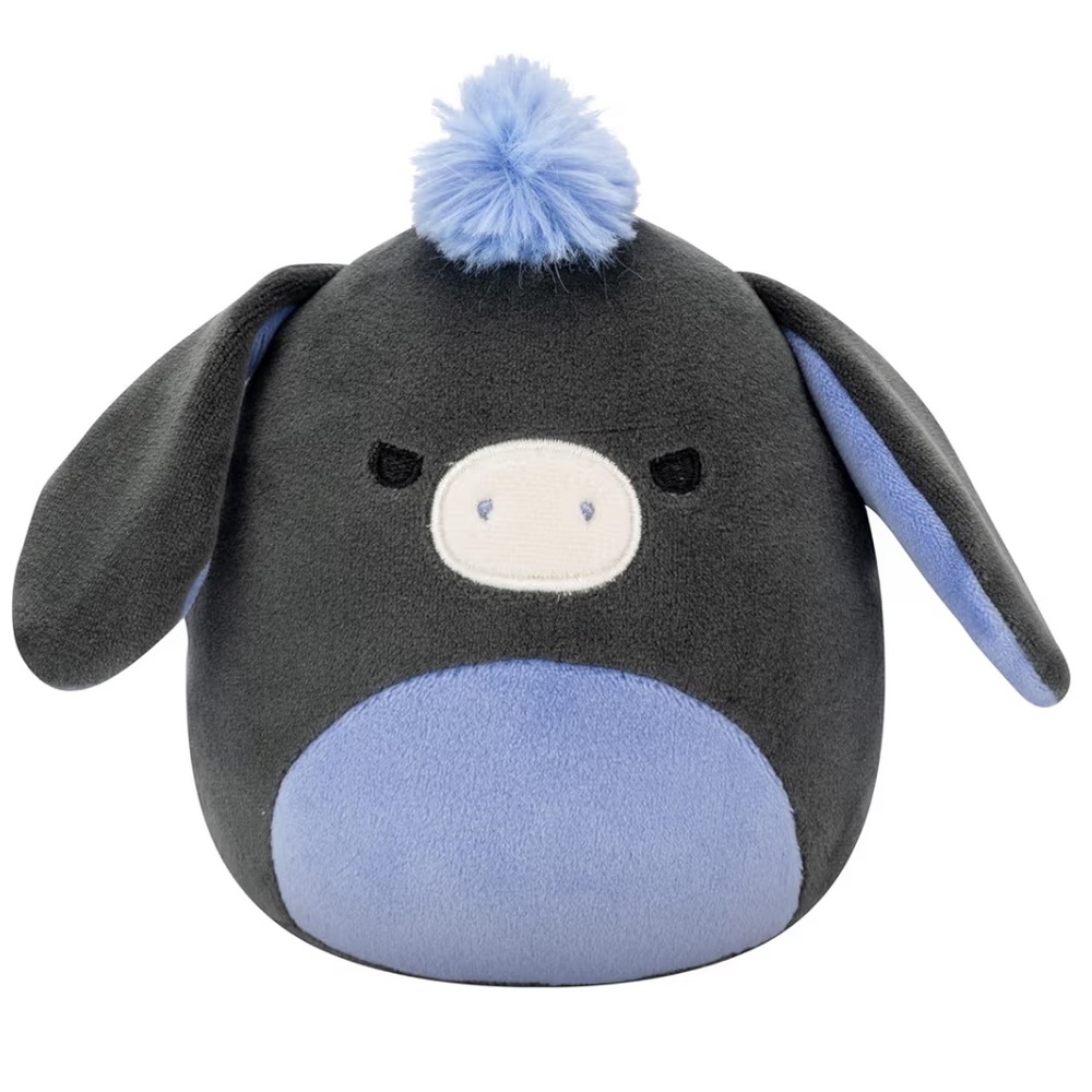 🆕 Squishmallows original 5" Don the charcoal Donkey- official Jazwares plush